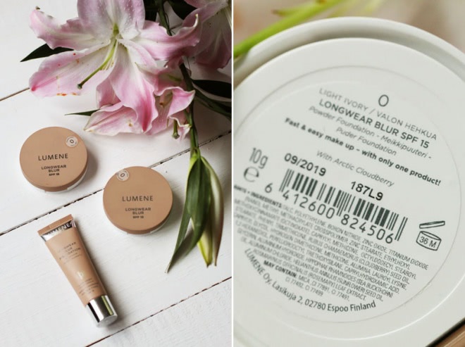 Lumene Longwear Blur SPF 15 Powder & Foundation