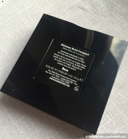 Шиммер Bobbi Brown Shimmer Brick Compact #Rose