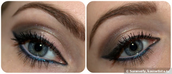 Тысяча мелких звездочек на глазах с шиммерными карандашами Limoni Glamour Smoky Eye Pencil 201, 202, 203, 204