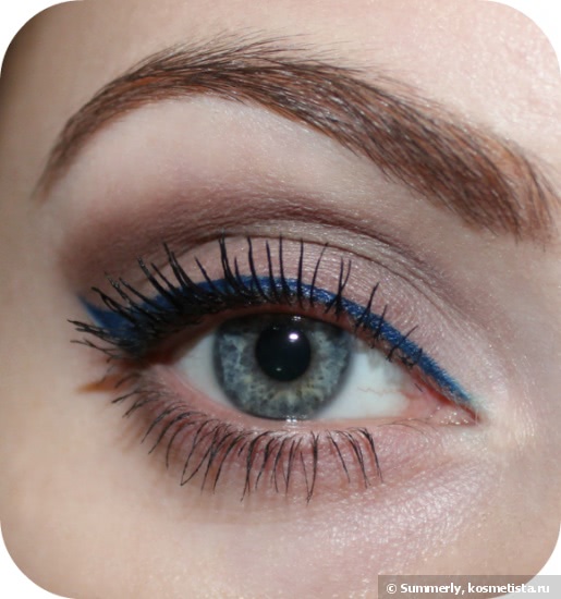 Подводки-фломастеры Divage Precision Liquid eye liner №103, №104 - Яркий синий и повседневный коричневый