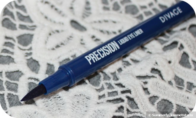 Подводки-фломастеры Divage Precision Liquid eye liner №103, №104 - Яркий синий и повседневный коричневый