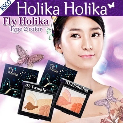 Хайлайтер Holika Holika Fly Holika Blusher & Highligher №2 Twinkle Butterfly