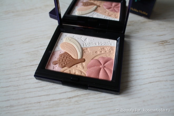 Хайлайтер Holika Holika Fly Holika Blusher & Highligher №2 Twinkle Butterfly