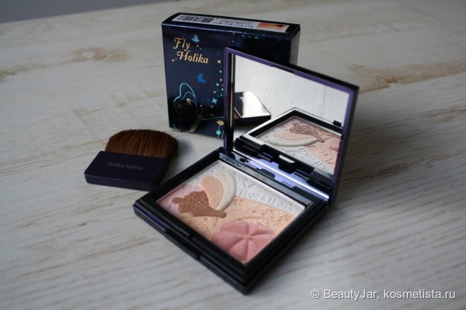 Хайлайтер Holika Holika Fly Holika Blusher & Highligher №2 Twinkle Butterfly