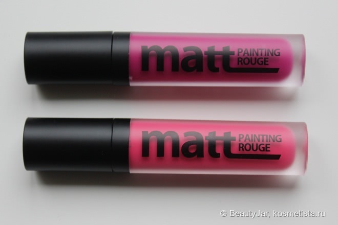 Корейский шах и matt. Жидкая матовая помада Missha Matt Painting Rouge. Оттенки PK01 и PP01