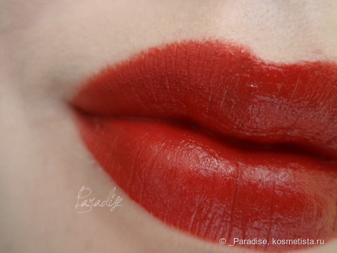 Матовая помада The Saem Eco Soul Kiss Bitton Lips Matte в оттенке M 08 Red Pepper