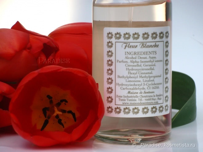 Туалетная вода EDT Maison de Senteurs Fleur Blanche