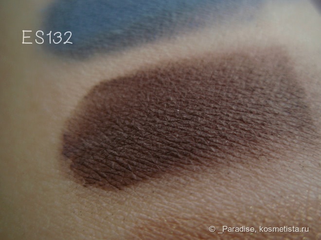 Минеральные тени KM cosmetics Mineral eyeshadow в оттенках ES405, ES416, ES412, ES132, ES128