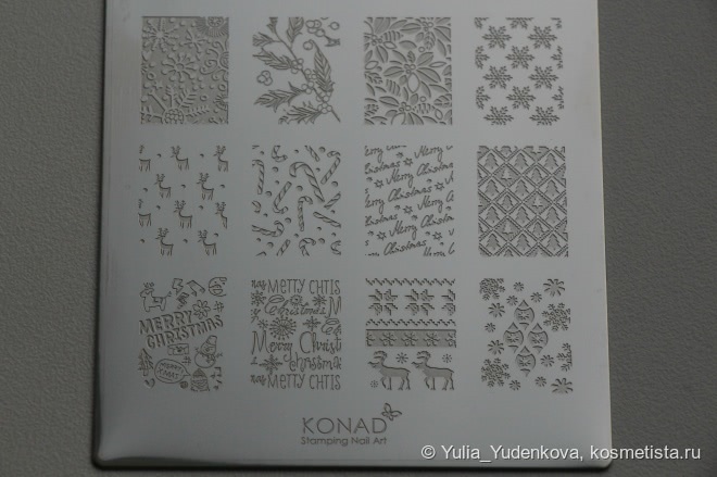 Обзор пластины для стемпинга Konad Square Image Plate 10 + варианты дизайна