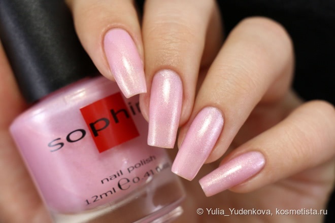 Весенний маникюр с Sophin Nail Polish 158 и слайдер-дизайном BlueSea G117