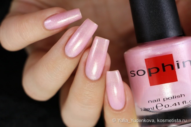 Весенний маникюр с Sophin Nail Polish 158 и слайдер-дизайном BlueSea G117