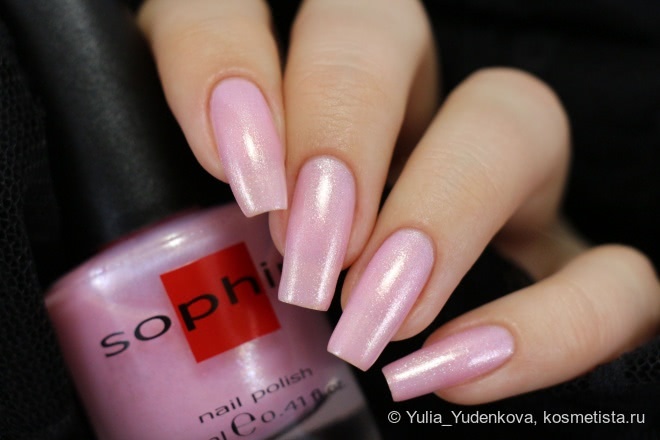 Весенний маникюр с Sophin Nail Polish 158 и слайдер-дизайном BlueSea G117