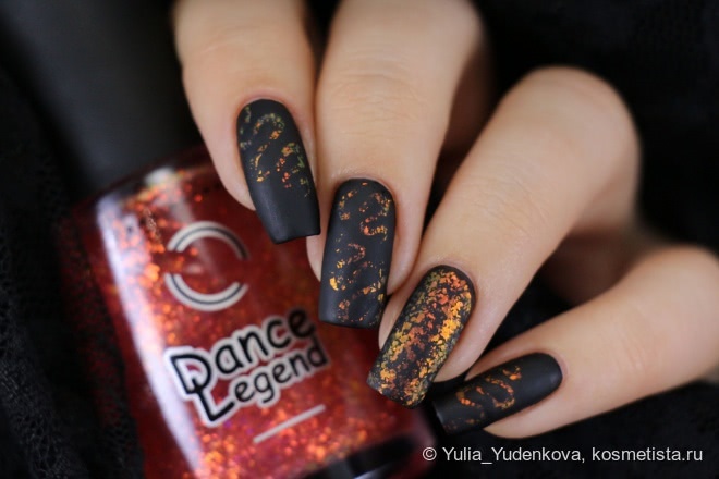 Dance Legend Lumos 1021 Alohomora + дизайн с трафаретами Whats Up Nails Snake Tape
