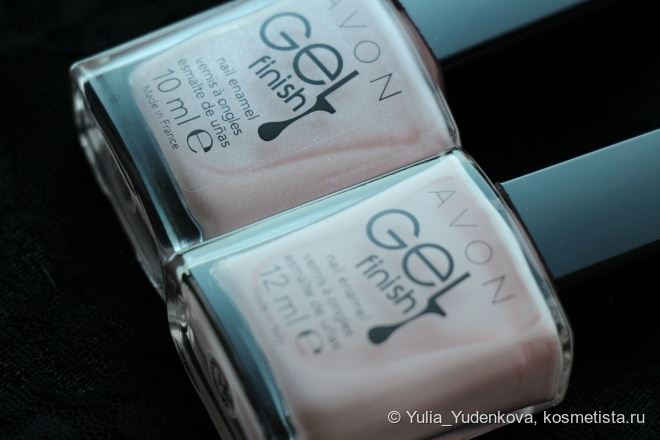 Avon Gel Finish Sheer Shimmer и водный маникюр с лаками Avon