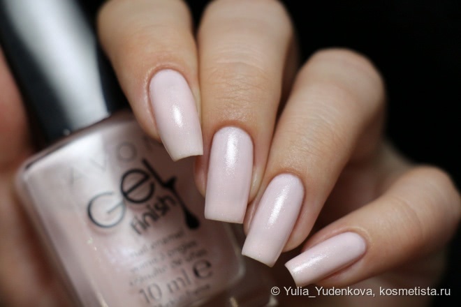 Avon Gel Finish Sheer Shimmer и водный маникюр с лаками Avon