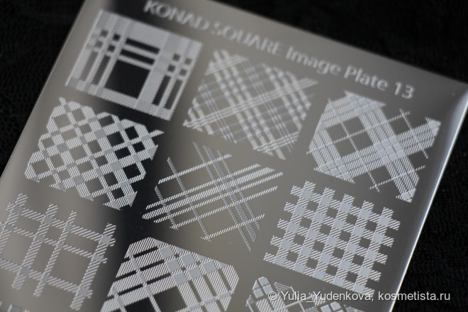 Обзор пластины для стемпинга Konad Square Image Plate 13 + варианты дизайна