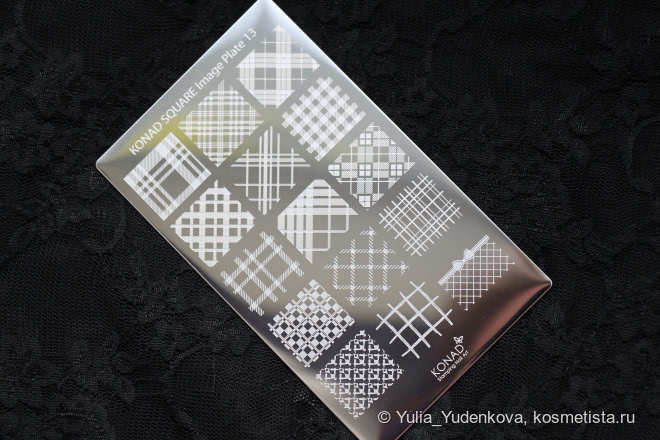 Обзор пластины для стемпинга Konad Square Image Plate 13 + варианты дизайна