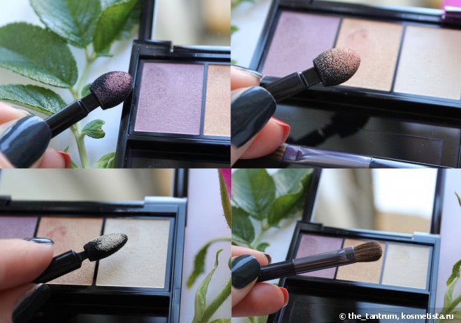 Тени для век Shiseido Luminizing Satin Eye Color Trio RD299 Beach Grass