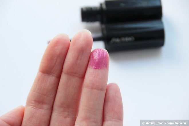 Долой скромность с фуксией от Shiseido Lacquer Rouge VI324 – Indiscreet
