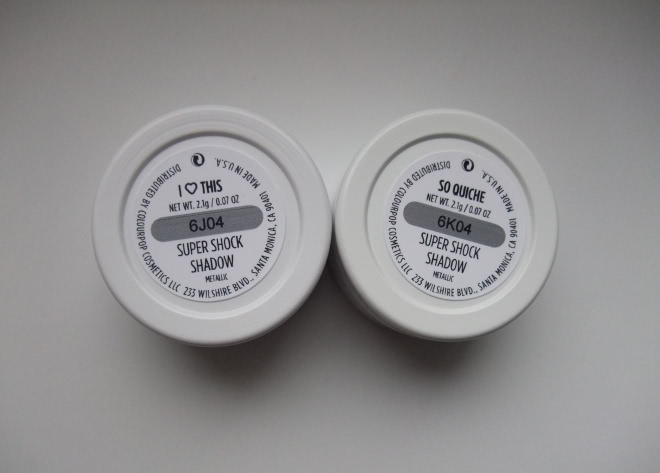 Блистательные ColourPop Super Shock Shadow I Heart This и So Quiche