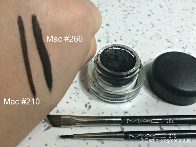 Старенькие, но тем не менее глубоко любимые косметические кисти Mac