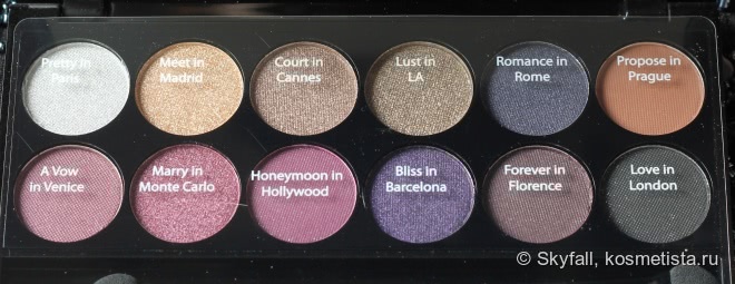 Палетка теней Sleek I-Divine Vintage Romance Palette