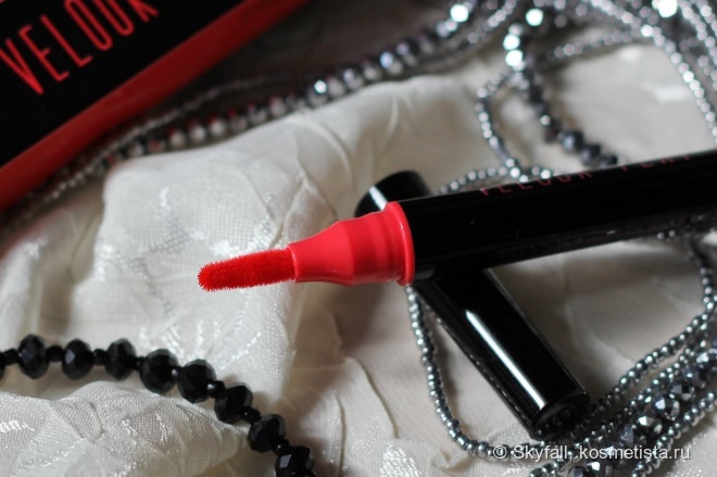 Тинт-фломастер Missha Velour Flat-Pen в оттенке Merry Peach