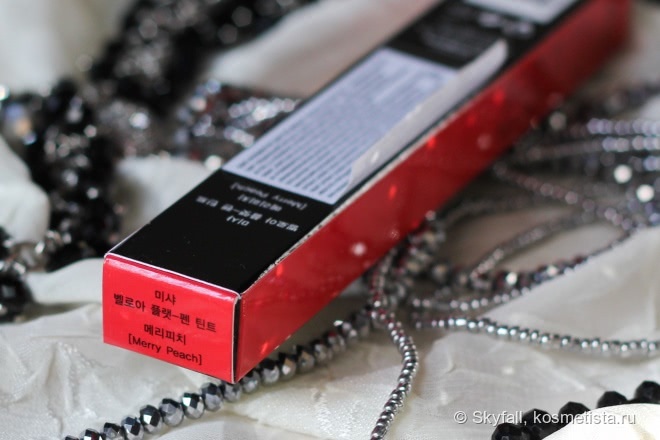 Тинт-фломастер Missha Velour Flat-Pen в оттенке Merry Peach