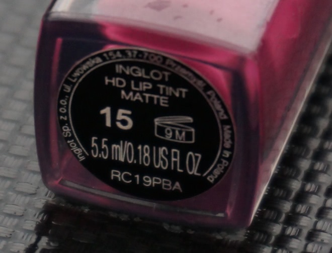 Inglot HD lip tint matte 15
