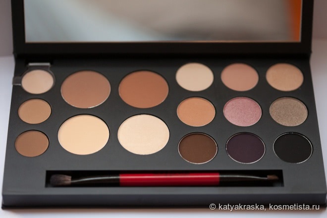 Интерактивный макияж с универсальной палеткой 3-в-1 Smashbox Shape Matters Palette