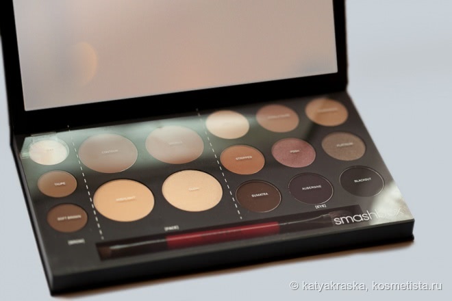 Интерактивный макияж с универсальной палеткой 3-в-1 Smashbox Shape Matters Palette
