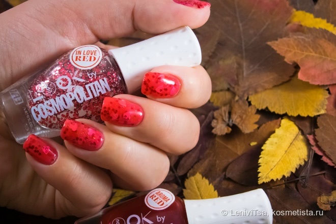 Зябнут берёзы, стынут осины. Только горят на морозе рябины! Naillook by Cosmopolitan