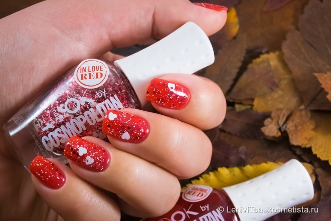 Зябнут берёзы, стынут осины. Только горят на морозе рябины! Naillook by Cosmopolitan
