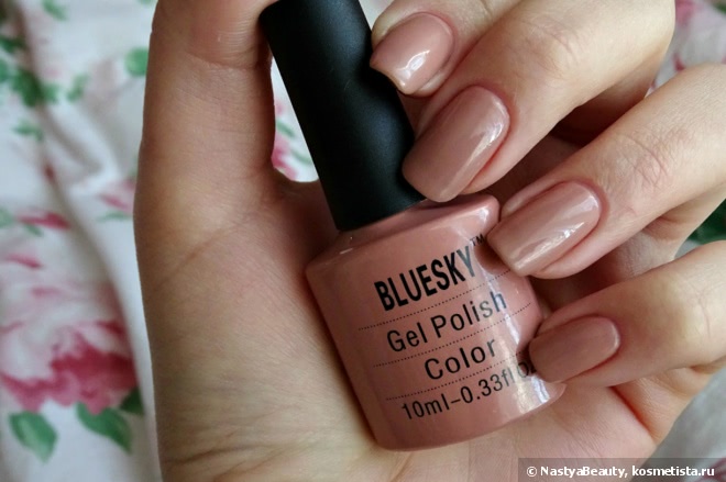Нюд с BlueSky Shellac Color 80563