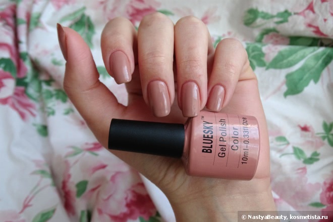Нюд с BlueSky Shellac Color 80563