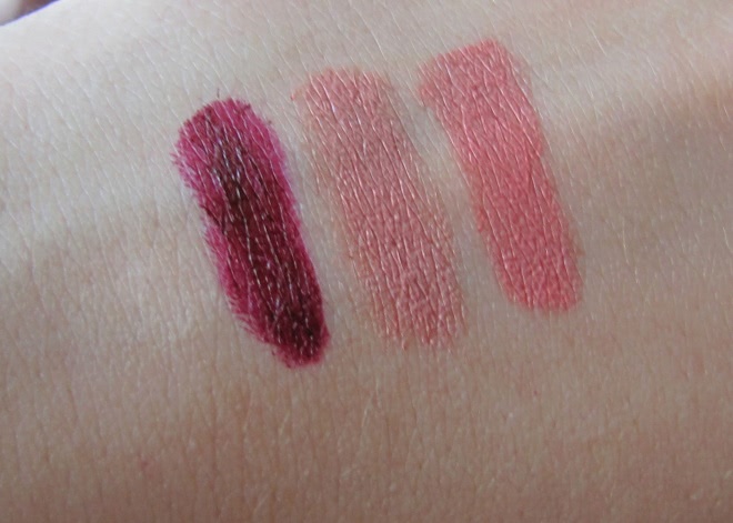 Трое из ларца Tom Ford Lip Color. # 10 Black Dahlia # 13 Blush Nude # 01 Spanish Pink