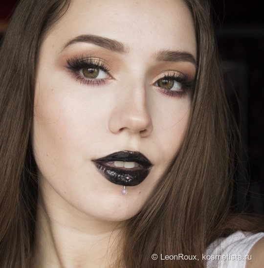 Bronx Colors Dark Nights moothie Lip Gloss. Настоящий черный блеск для губ