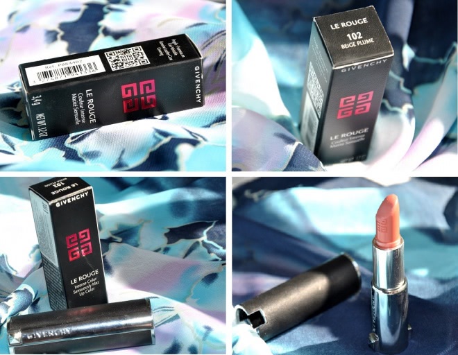 Givenchy Le Rouge Intense Color Sensuously Mat Lip Color #102 Beige Plume