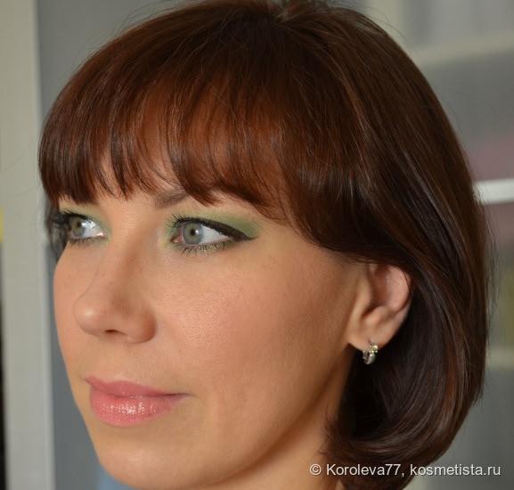 Шёлковая весна с Shiseido Luminizing Satin Eye Color Trio GR 305 Jungle