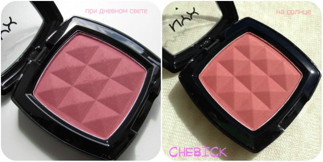 Румяна NYX Powder Blush в оттенке PB04 Silky Rose - румянец школьницы на ваших щеках