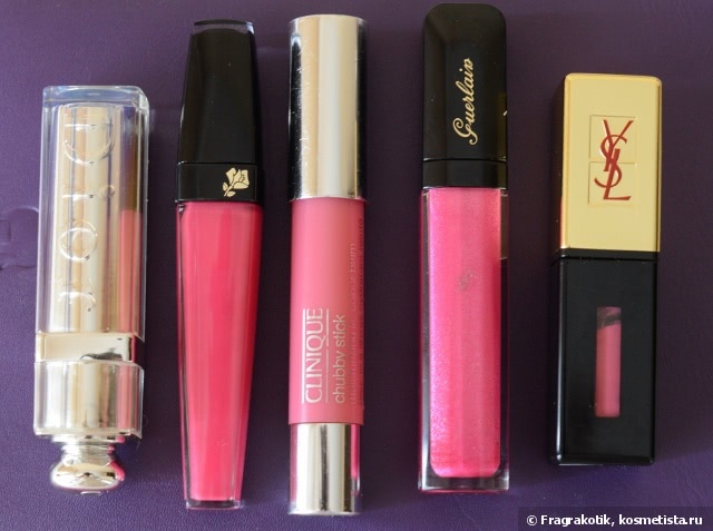 Помада-лак YSL Rouge Pur Couture Glossy Stain Rebel Nudes #104 Fuchsia Tomboy