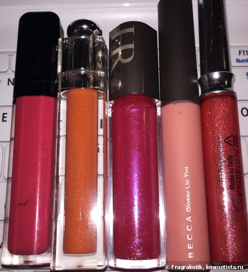 Wanted Gloss от Helena Rubinstein - так какой же цвет у фуксии?