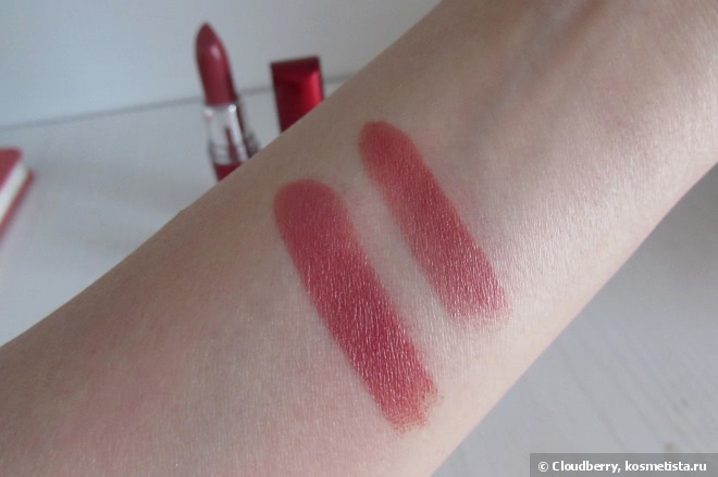Две такие разные: помады Maybelline Hydra Extreme Мисс нежность #175 и Поцелуй вампира #587