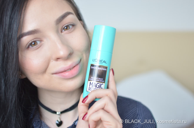 Как я отретушировала отросшие корни волос с L'oreal