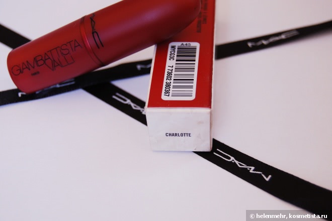 MAC Giambattista Valli Matte Lipstick - Charlotte
