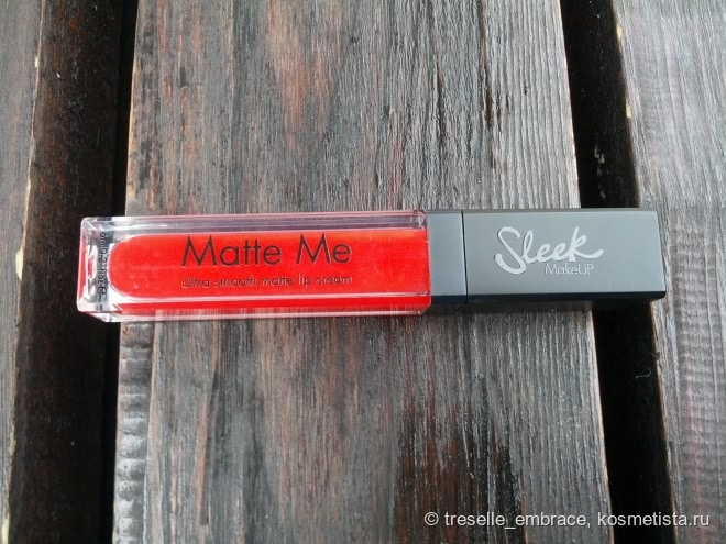 Sleek MakeUp Matte Me Ultra Smooth Matte Lip Cream в оттенке #433 Rioja Red