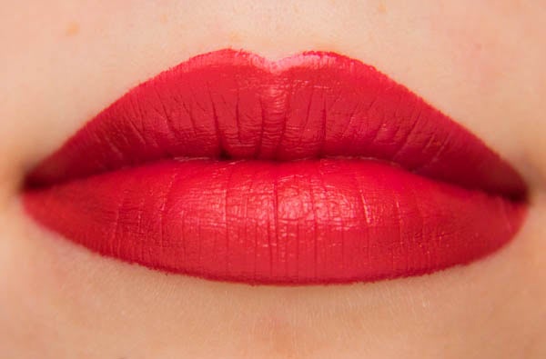 Красные губы - это просто, особенно с NYX matte lipstick Eden (mls27)