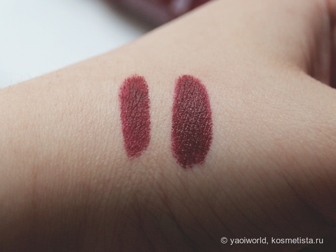 Винный ансамбль Maybelline color sensational creamy matte #975 divine wine & Sally Hansen xtreme wear 920 wax poetic