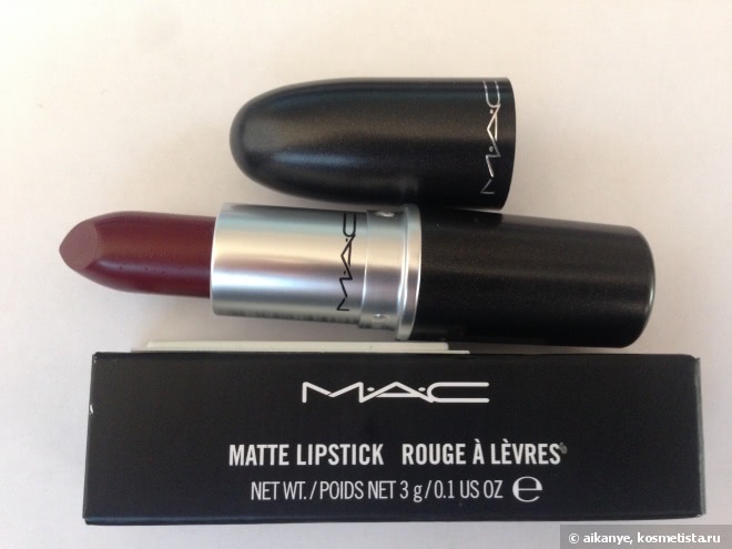 Дивная помада MAC Matte Lipstick в оттенке Diva