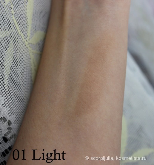 Стик контурирующий Maybelline Master Contour V-Shape Contouring Duo в оттенке 01 Light+ свотч оттенка 02 Medium